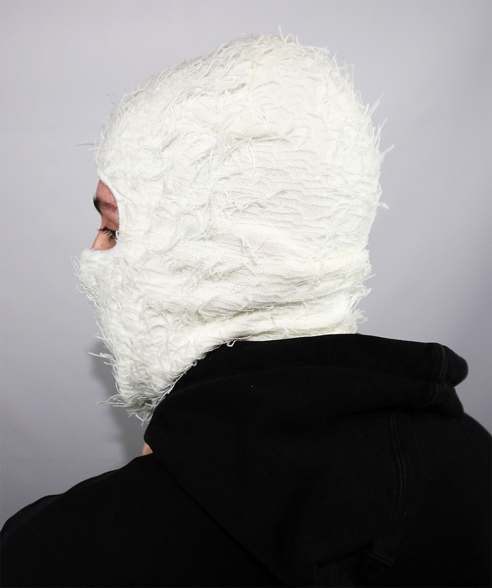 Atakai Balaclava Distressed Knitted Full Face Ski Mask Winter