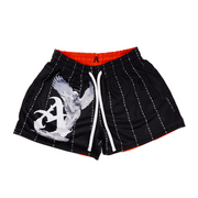 Atakai™ Reversible Mesh-Shorts – Rot/Schwarz 