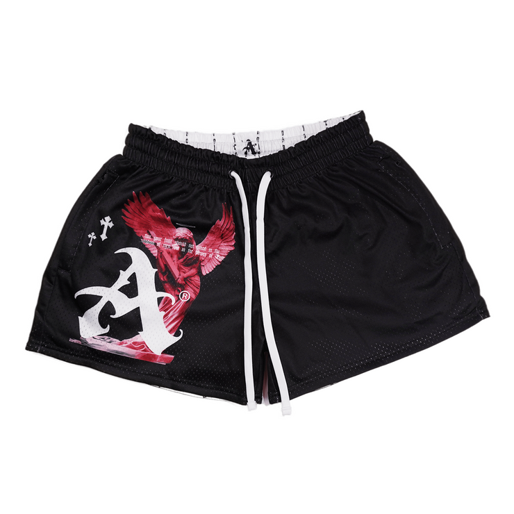 Atakai™ Reversible Mesh-Shorts – Schwarz/Weiß