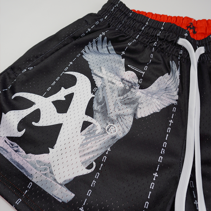 Atakai™ Reversible Mesh Shorts - Red/Black