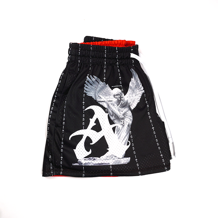 Atakai™ Reversible Mesh-Shorts – Rot/Schwarz 