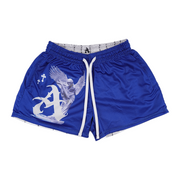 Atakai™ Reversible Mesh Shorts - Blue/OffWhite