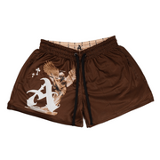 Atakai™ Reversible Mesh Shorts - Brown/Cream