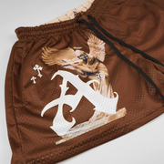 Atakai™ Reversible Mesh Shorts - Brown/Cream