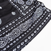 Atakai™ Paisley-Mesh-Shorts – Schwarz