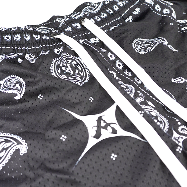 Atakai™ Paisley Mesh Shorts - Black