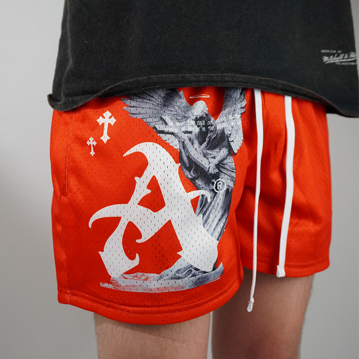 Atakai™ Reversible Mesh Shorts - Red/Black