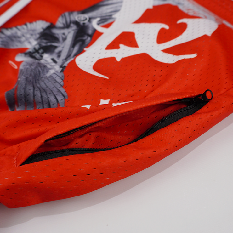 Atakai™ Reversible Mesh Shorts - Red/Black