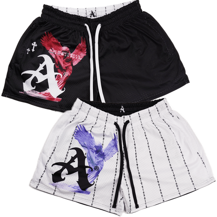 Atakai™ Reversible Mesh Shorts - Black/White