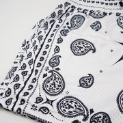 Atakai™ Paisley Mesh Shorts - White