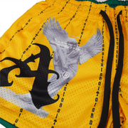 Atakai™ Reversible Mesh-Shorts – Grün/Gelb 